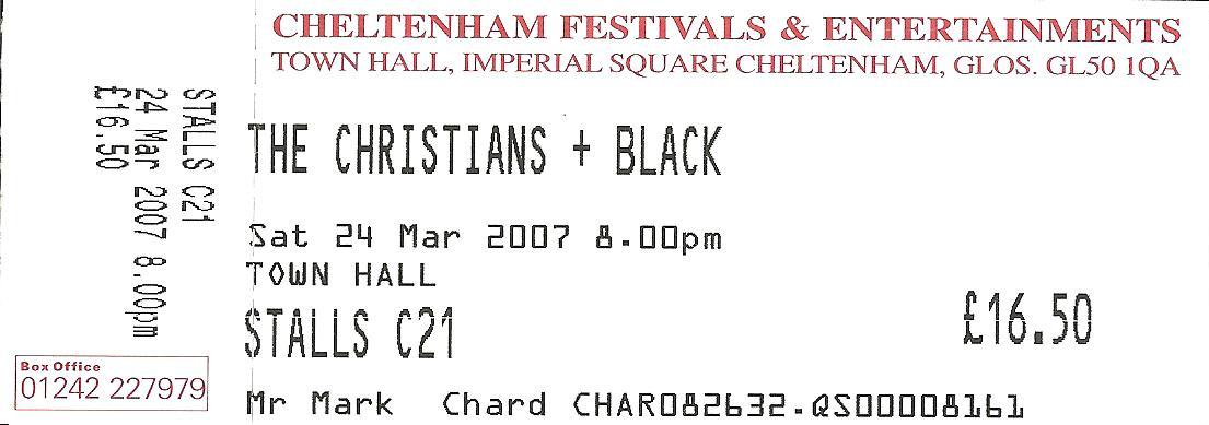 The Christians & Black Ticket